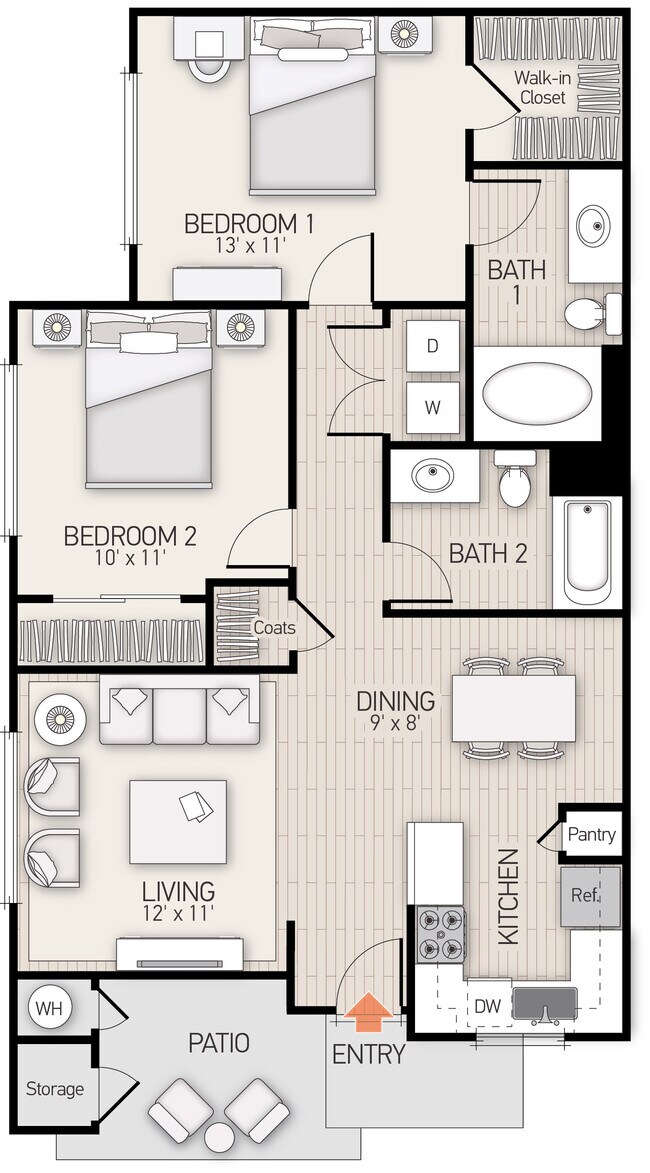 Unit 201 201 floor plan